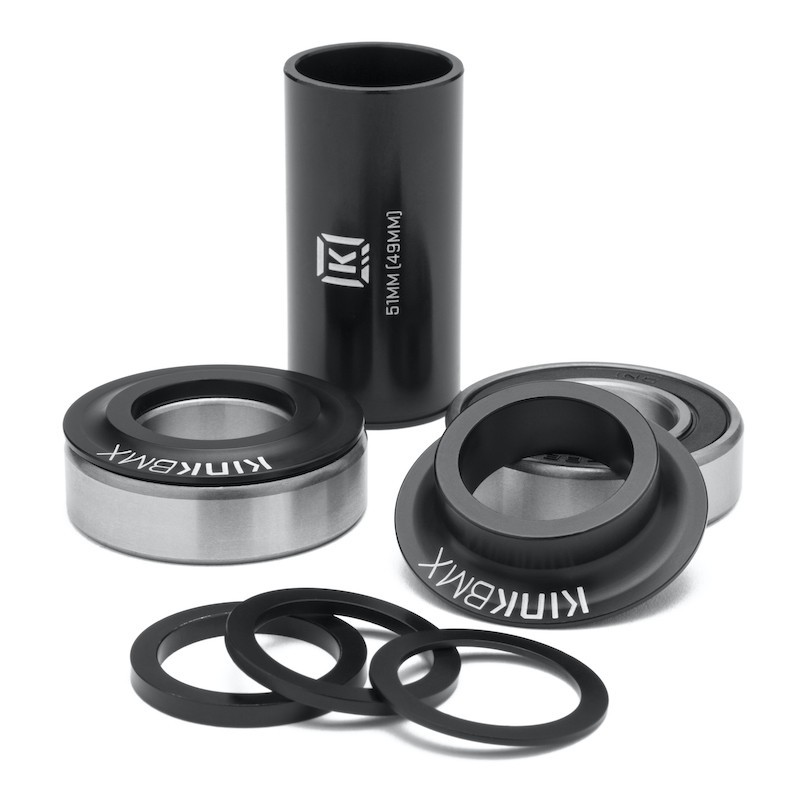 BOITIER DE PEDALIER MID KINK 24 MM NOIR
